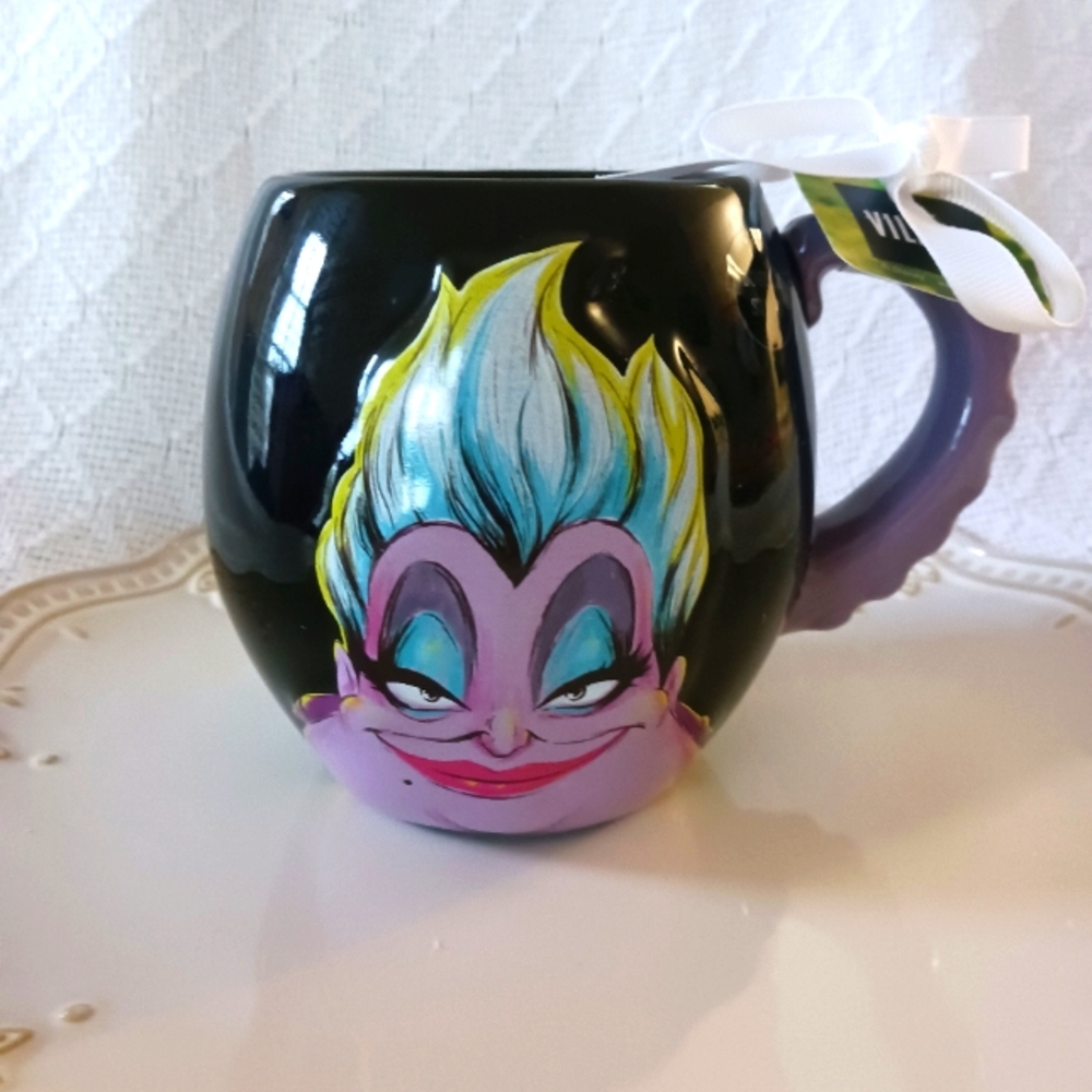 Rae Dunn × Disney Villains Ursula Double Sided Ceramic Mug - Picture 12 of 12